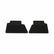 OEM Rear All-Weather Floormats Black Crew Cab 2015-19 Silverado Sierra 19300744-1