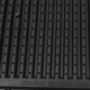 OEM Rear All-Weather Floormats Black Crew Cab 2015-19 Silverado Sierra 19300744-5