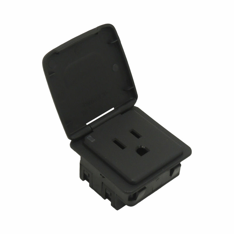 Accessory Power Receptacle Jet Black 2015-18 Silverado Sierra Yukon 84590447-2