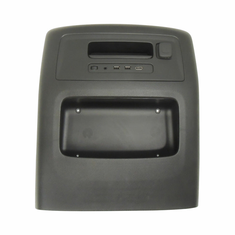 Floor Console Rear Trim Black With Inputs 2015-18 Silverado Sierra 23359464-1