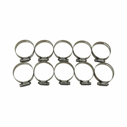 Worm Gear Hose Clamps 10 Stainless Steel 1-5/16 to 2-1/4 32mm-57mm Marine #28-1