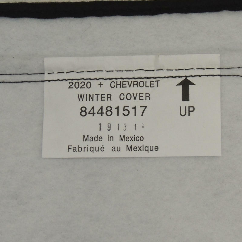 New OEM GM Winter Grille Cover 2020-23 Chevy Silverado 3500 84774161-4
