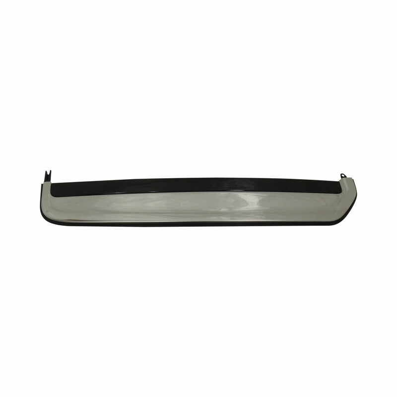 Rear Door Window Frame Applique RH Chrome Piano Black 2020 Sierra HD Crew Cab-1