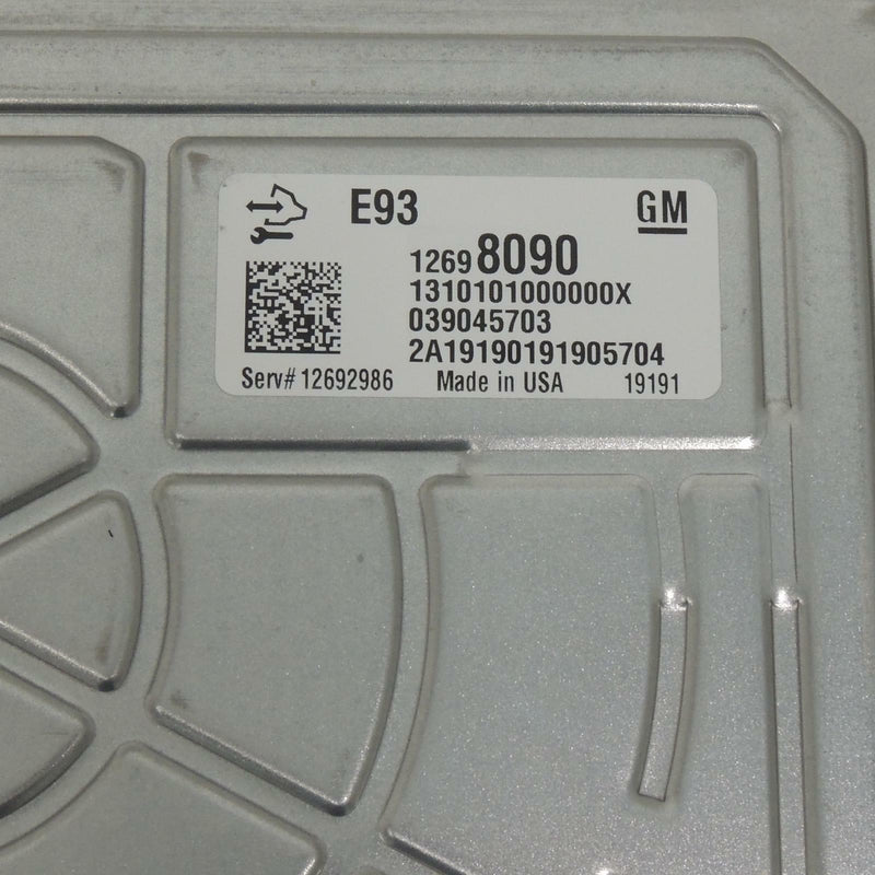 Control Module E93 ECM 2020-23 Sierra Silverado 2500 3500 Gas Engine 12692986-3