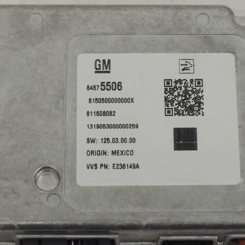 Video Processing Module VPM Option UVI 2019 Silverado Sierra 1500 84784629-5