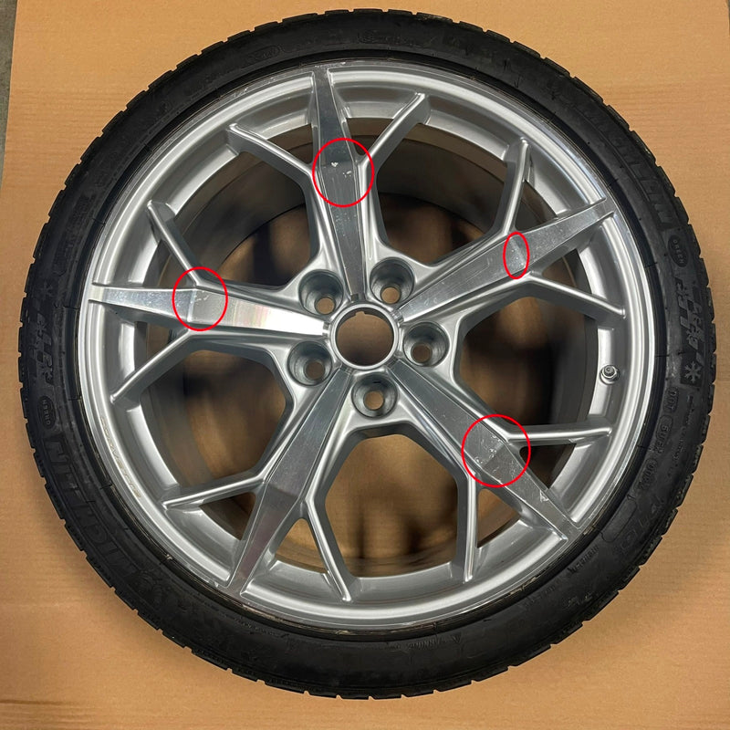 C8 Corvette Q8S Wheel and Tires 19 Front 20 Rear Michelin Alpin Tires SEE COND-8