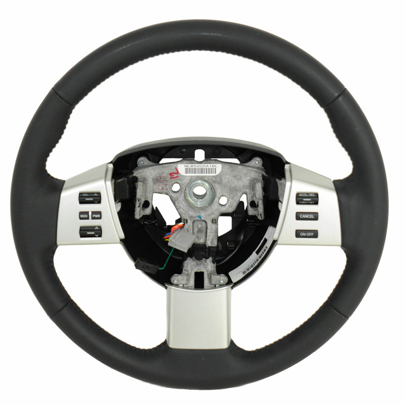 Black Leather Steering Wheel w/Switches fits 2007-09 Nissan Quest 48430-ZM80C-1