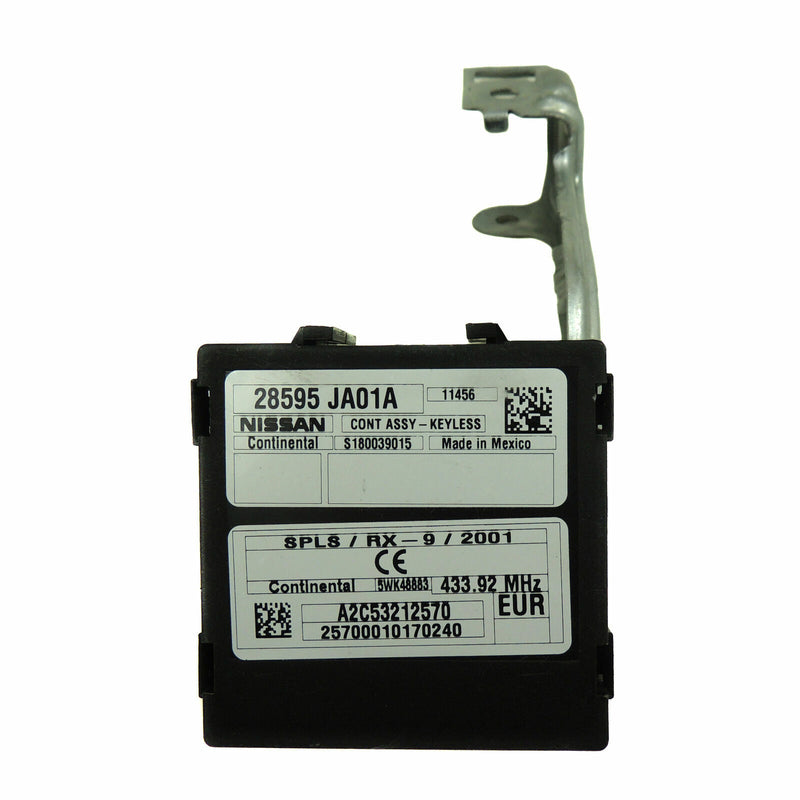 Keyless Entry Control Assembly 433.92 Mhz fits 2009-13 Altima Europe 28595-JA01A-1