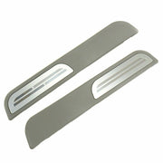 Rear Kickplate Set Gray w/Aluminum Insert fits 2010-12 Nissan Altima 999G6-UW020-1