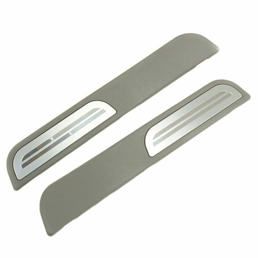 Rear Kickplate Set Gray w/Aluminum Insert fits 2010-12 Nissan Altima 999G6-UW020-1