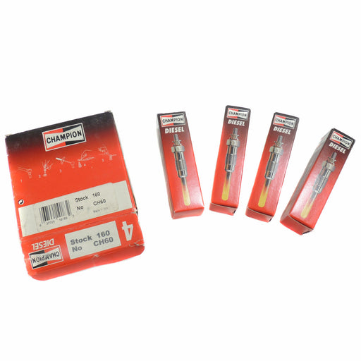 Champion Boxed Diesel Glow Plug 4-Pack 1977-81 VW Rabbit CH60 160-1