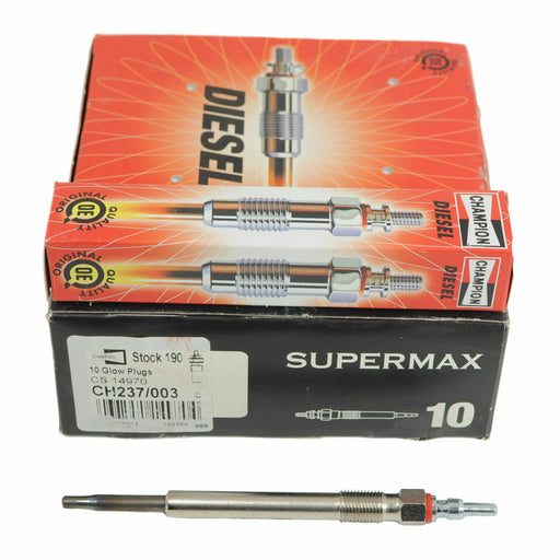 Champion Boxed Diesel Glow Plug 10 Pack Ford Super Duty CH237 190-1