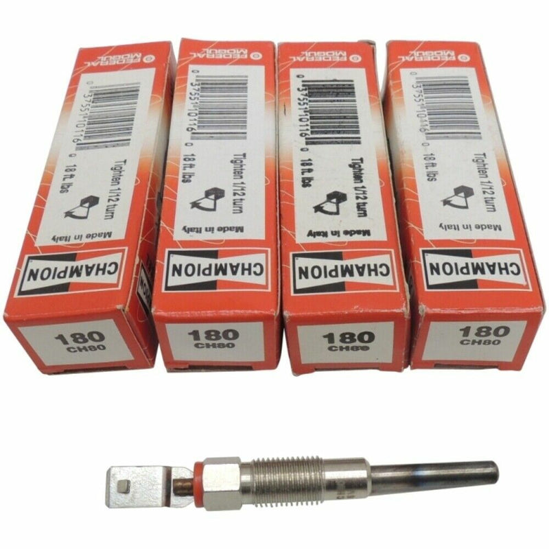 Champion Boxed Diesel Glow Plugs CH80 180 Four 4 Buick Chevy GMC Pontiac-1