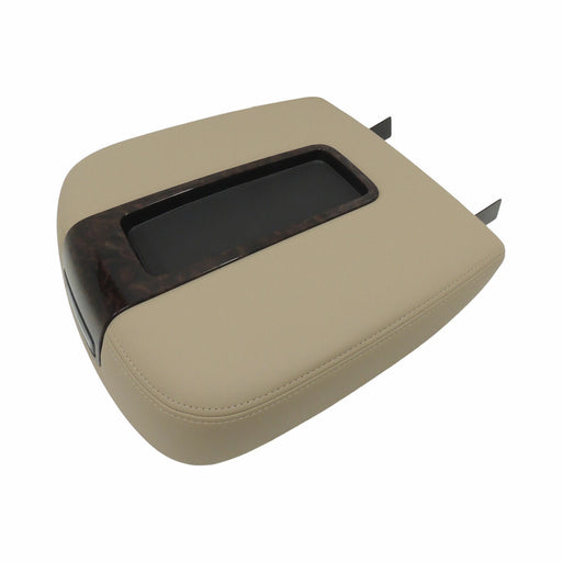New OEM Console Lid Armrest Cashmere Cocoa 2007-14 Sierra Yukon Denali 19328708-1