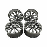 Midnight Silver Wheels Set of 4 6 Split Spoke 20x8 S2N 2018-23 Enclave 84036539-2