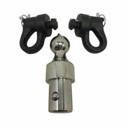 Gooseneck Trailer Hitch Kit 30K 42405 Ball Safety Chain Anchors Pins 84759852-4