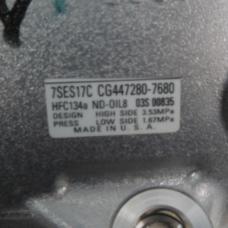 AC Compressor with Clutch 2014-18 Toyota Highlander 2.7L 88310-0E140 7SES17C-7