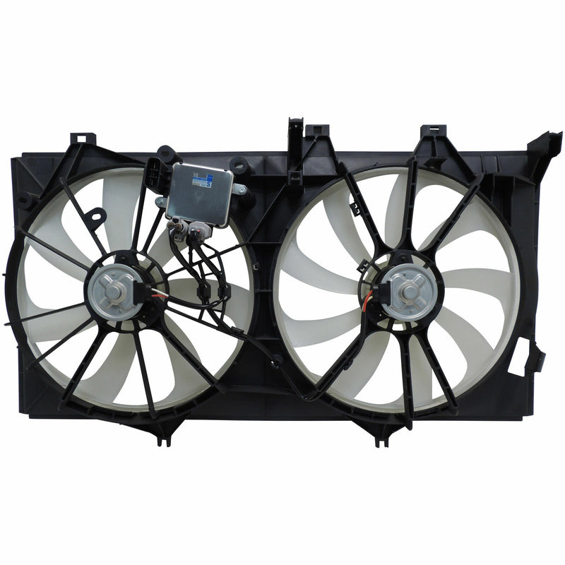 Cooling Fan Shroud w/Motors & Blades 2012-16 Camry 46007 Avalon 3.5L 16711-0P200-1