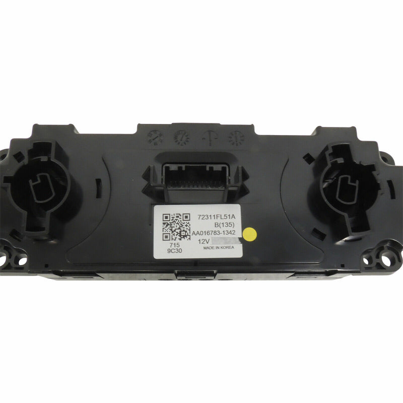 AC Heater Control Unit 2017-22 Impreza With Cold Weather Package 72311-FL51A-2