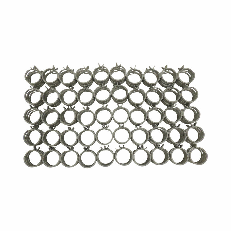 Constant Tension Hose Clamp 100 Pack 25.5mm Open 20.5 Closed 12 Wide 909170063-1
