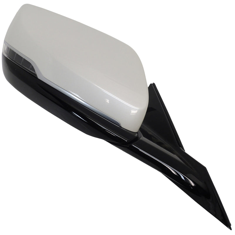 New OEM GM Side View Mirror RH White Diamond Korean 2014 Cadillac CTS 23105645-2